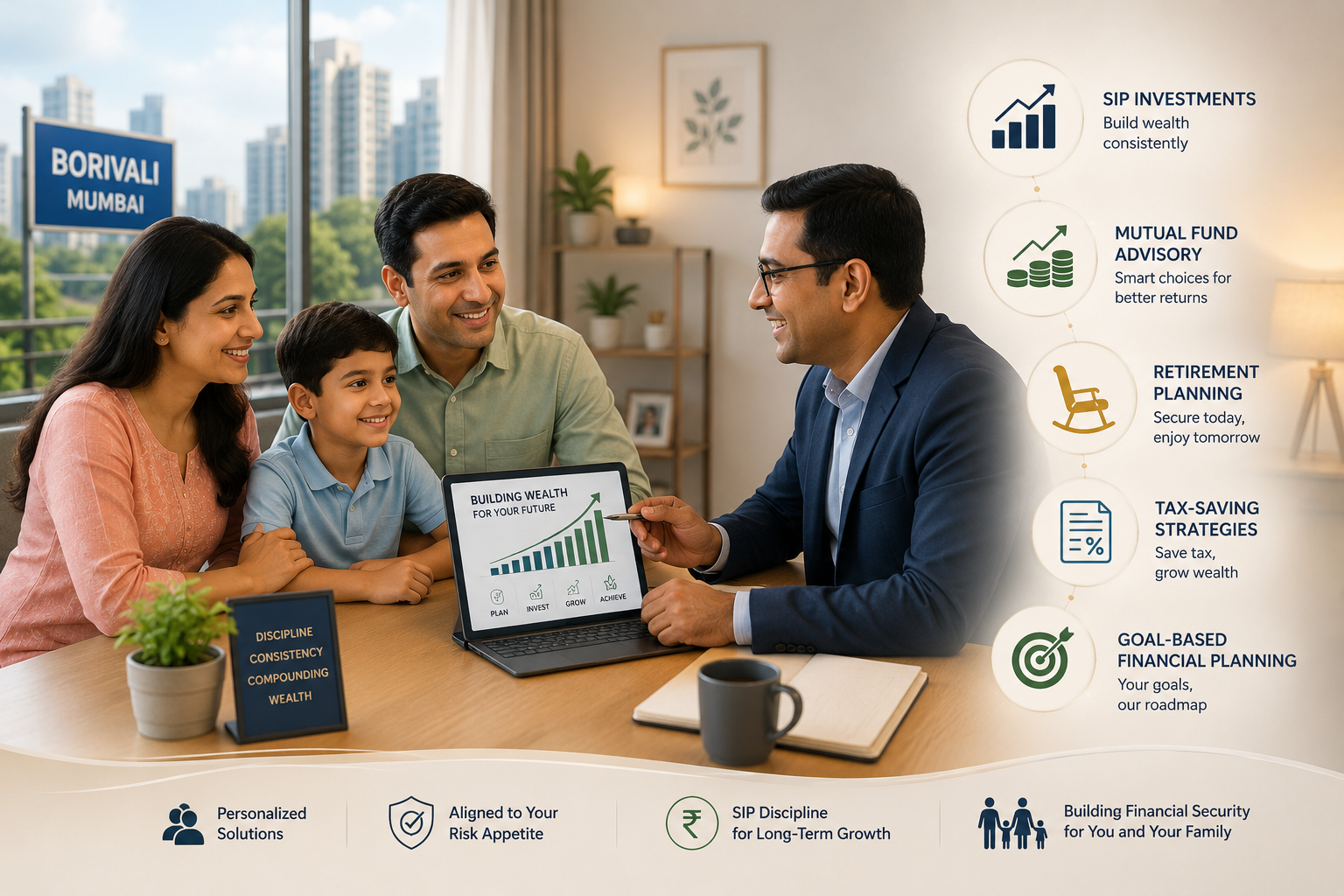 SIP investment and mutual fund services in Kandivali Mumbai